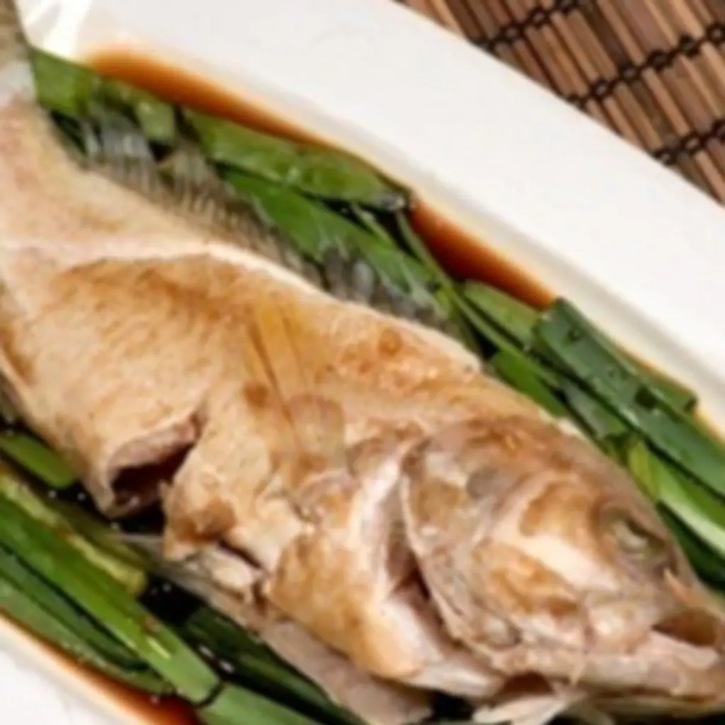 Steamed Lapu Lapu With Soy Sauce